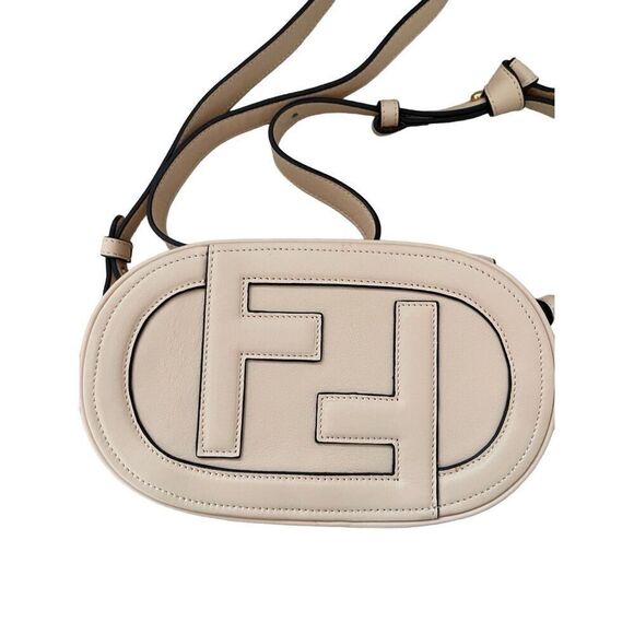 FENDI Vitello Grace Matte O'Lock Mini Camera Case Light Rose - Picture 1 of 9